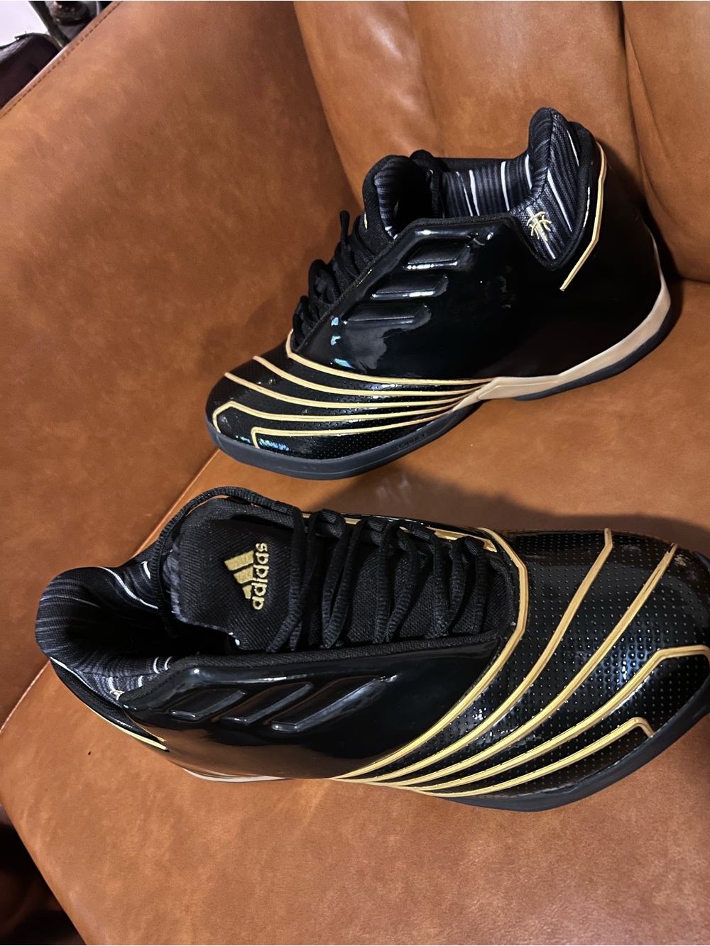 adidas - T-Mac 2 Restomod 'Black Gold Metallic men’s size 11